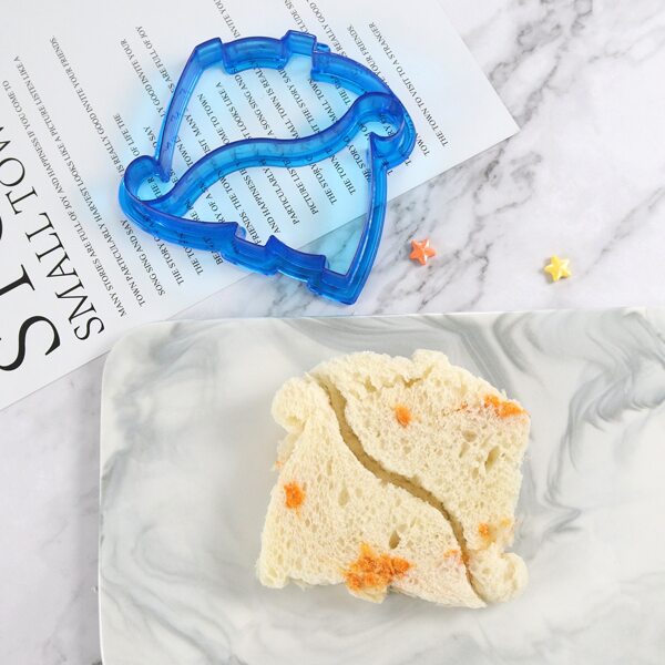 

1pc Dinosaur Sandwich Mold, Blue