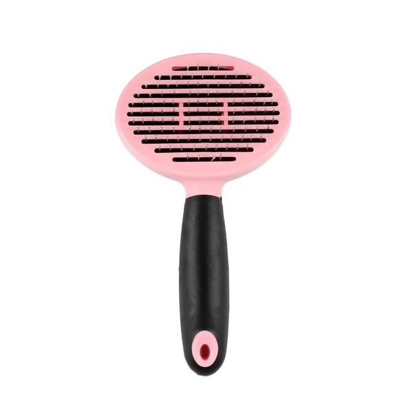 

Colorblock Dog Grooming Comb, Baby pink