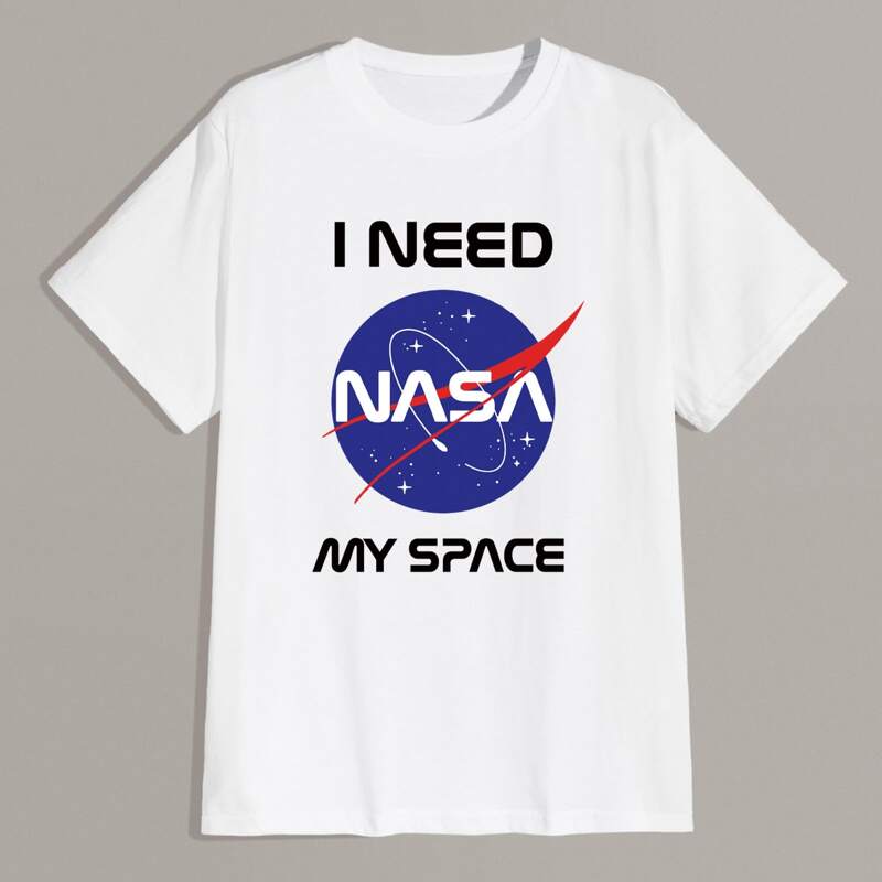 

Guys Letter Graphic Tee, White