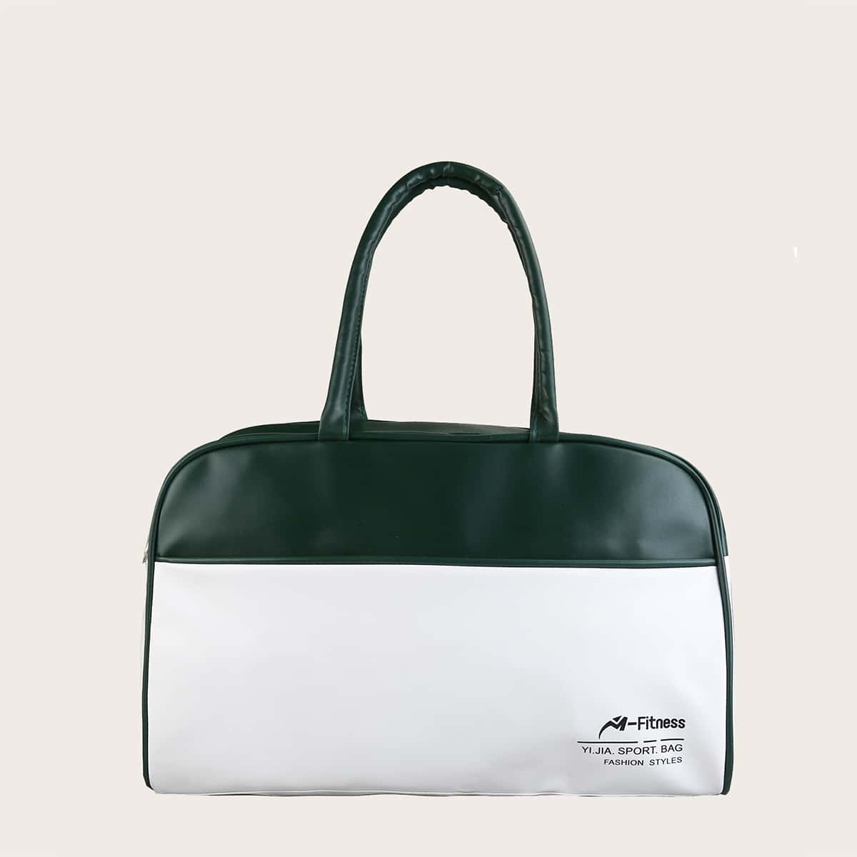 

Guys Two Tone Duffle Bag, Green