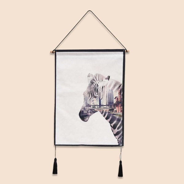 

Zebra Print Hanging Wall Art, Multicolor
