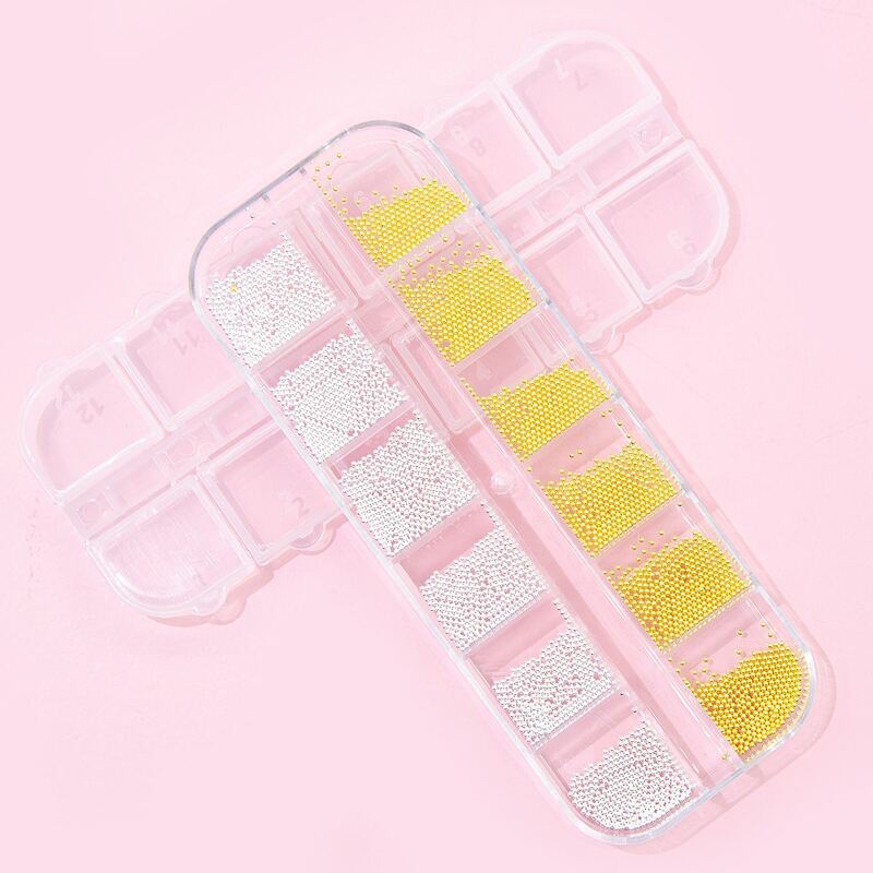 

1box Two Tone Nail Art Decoration, Multicolor