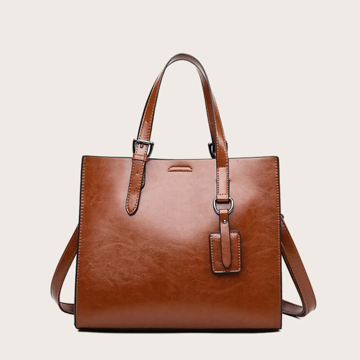 

Minimalist Tote Bag, Brown