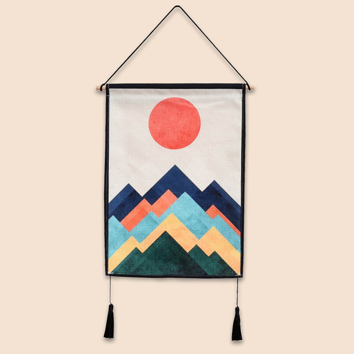 

Mountain Print Hanging Wall Art, Multicolor