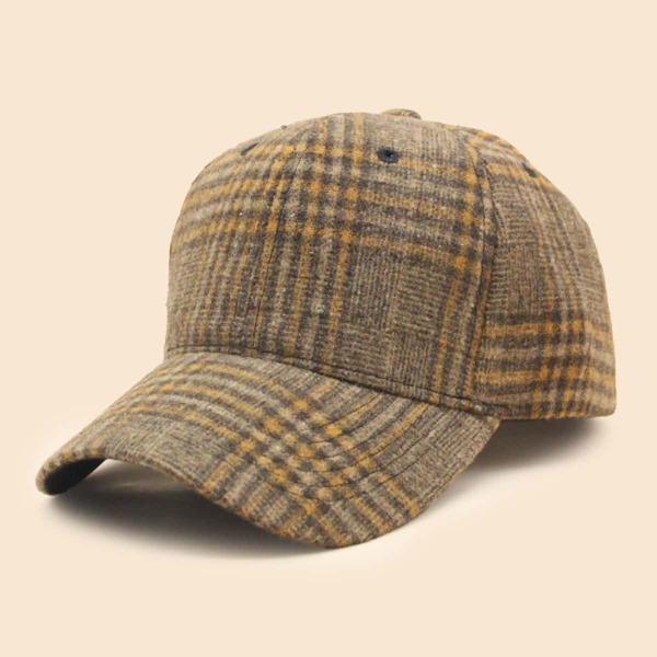 

Plaid Baseball Cap, Multicolor