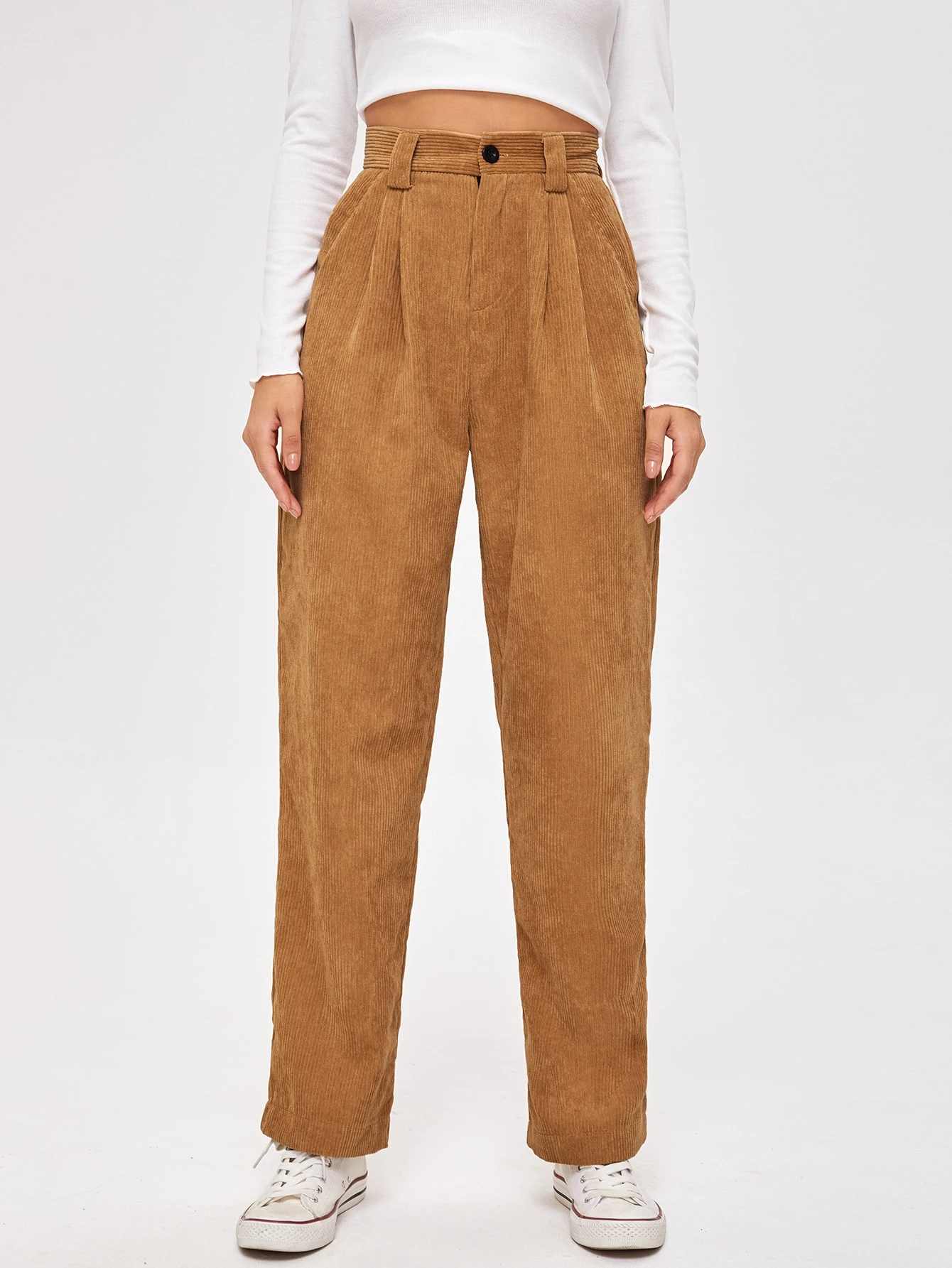 Button fly corduroy pants Clearance