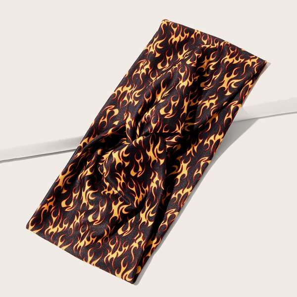 

Flame Pattern Headband, Multicolor