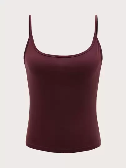 SHEIN EZwear 纯色吊带背心