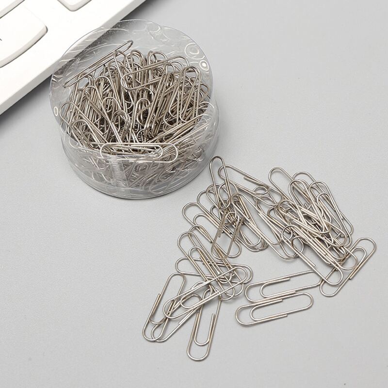

140pcs Metal Paper Clip, Silver