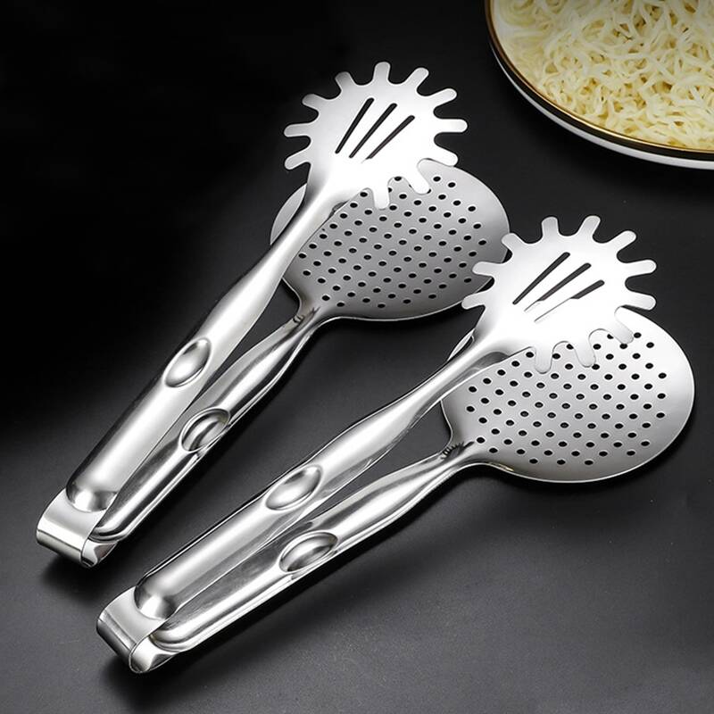 

1pc Multifunction Frying Mesh Food Clip, Silver