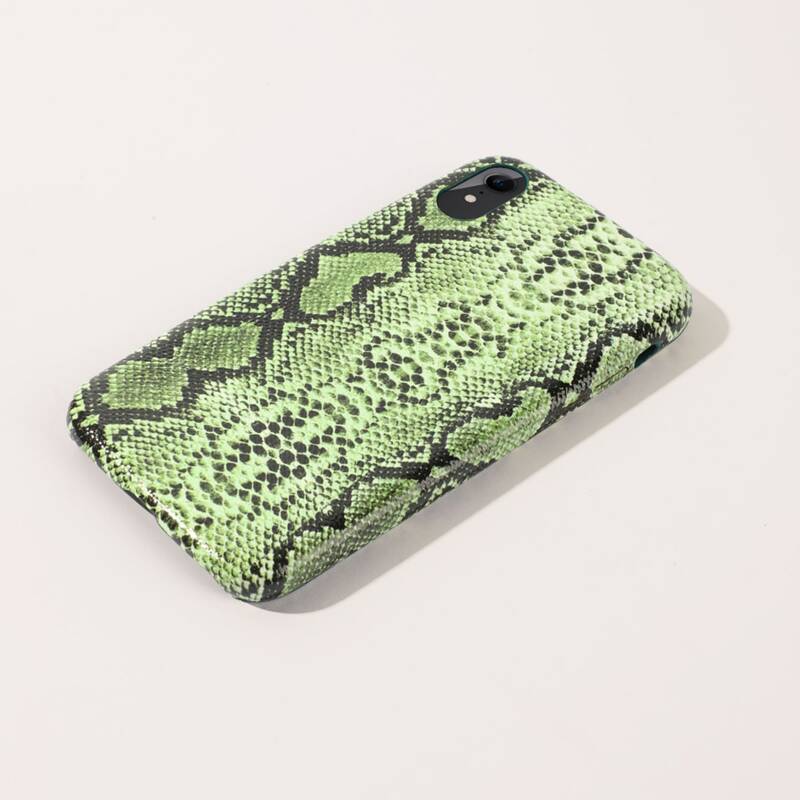 

Snakeskin Pattern iPhone Case, Green