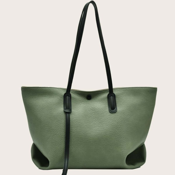 

Minimalist Tote Bag, Green