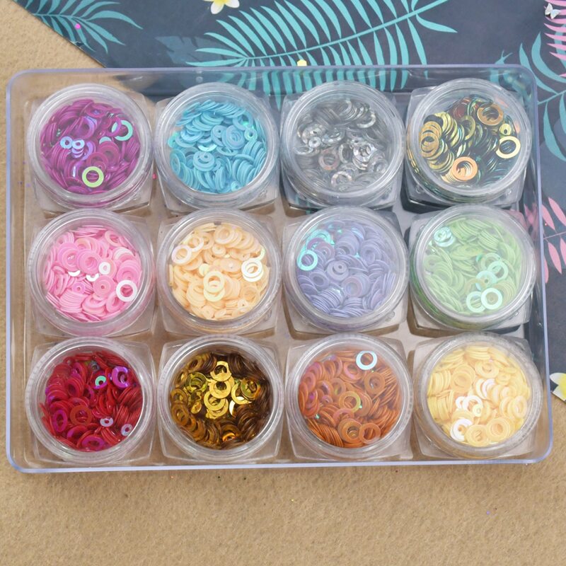 

1box Random DIY Sequin, Multicolor