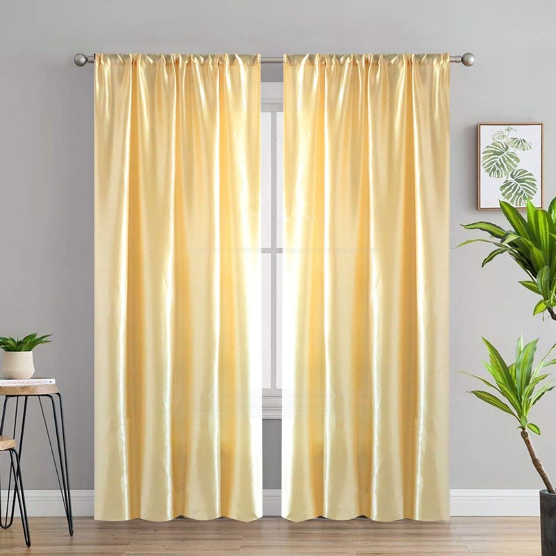 

Solid Color Single Panel Curtain, Beige