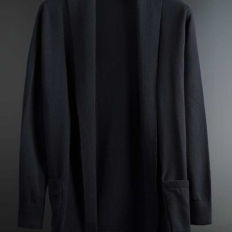 

Guys Solid Cardigan, Black