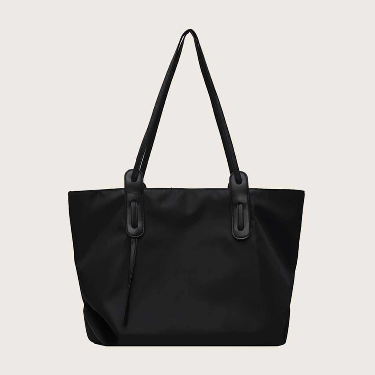 

Minimalist Large Capacity Tote Bag, Black