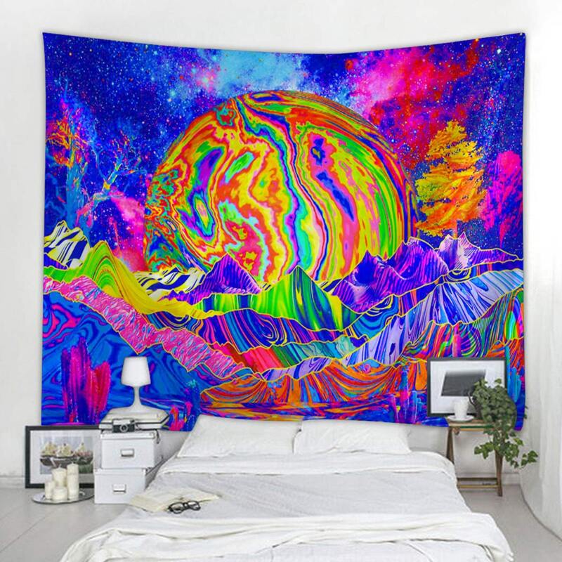 

Abstract Landscape Tapestry, Multicolor