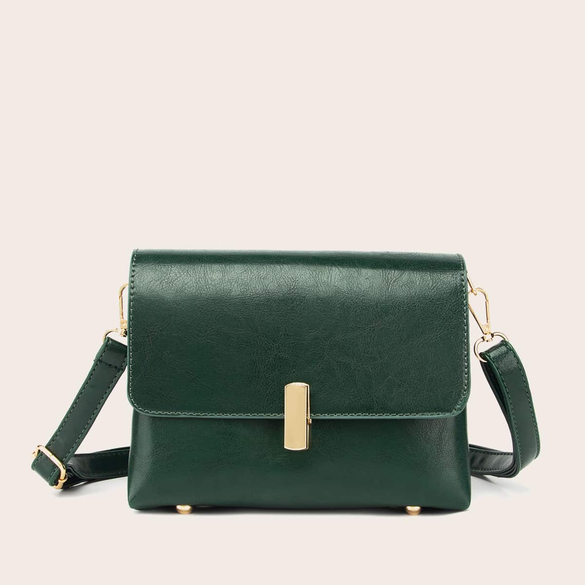 

Flap Shoulder Bag, Green