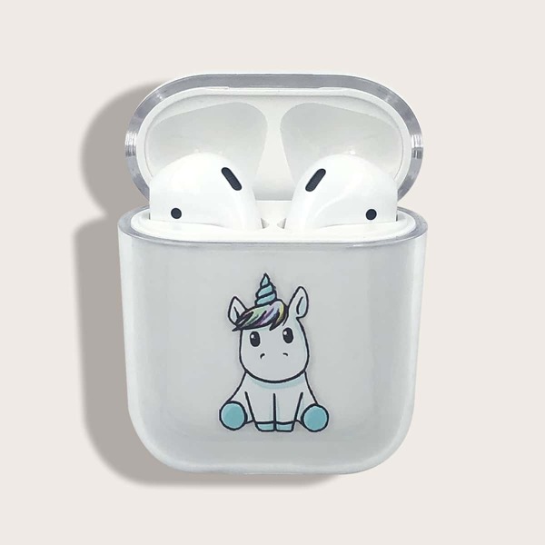 

Unicorn Pattern Clear Airpods Case