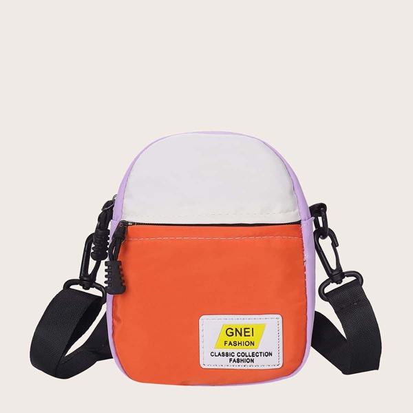 

Two Tone Crossbody Bag, Multicolor