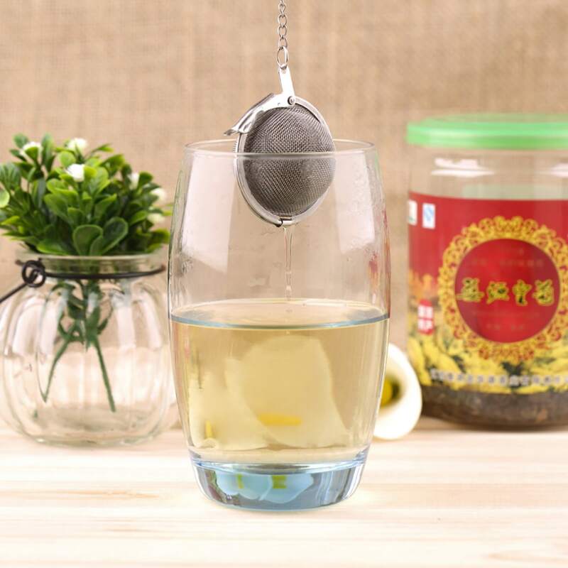 

Stainless Steel Tea Filter, Silver
