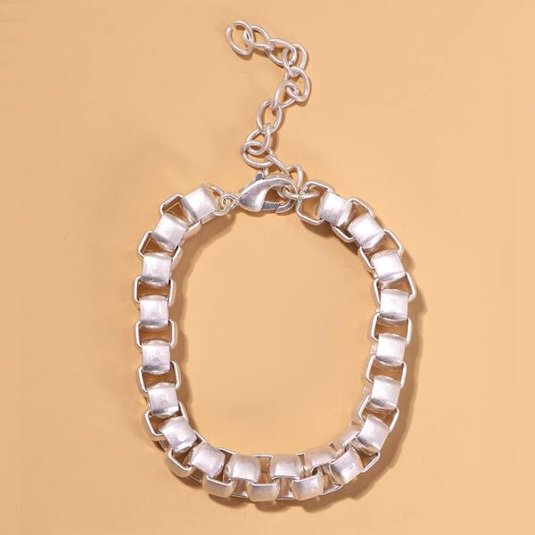 

Metal Chain Bracelet, Silver