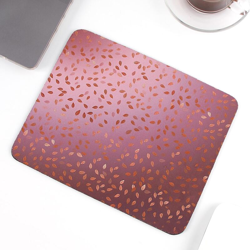 

Leaf Print Mouse Pad, Multicolor