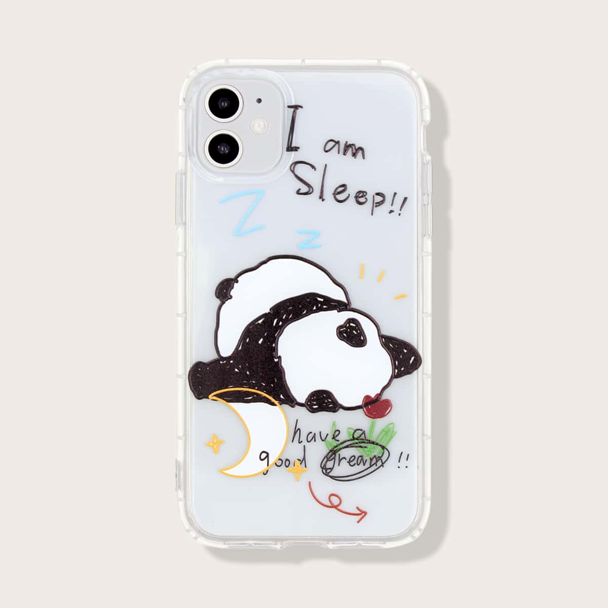 

Cartoon Graphic Clear iPhone Case