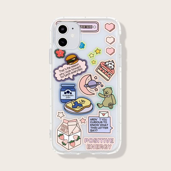 

Cartoon Graphic Clear iPhone Case