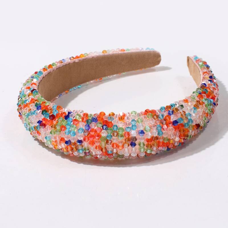 

Colorful Crystal Hair Hoop, Multicolor