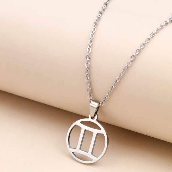 

Constellation Symbol Charm Necklace, Silver