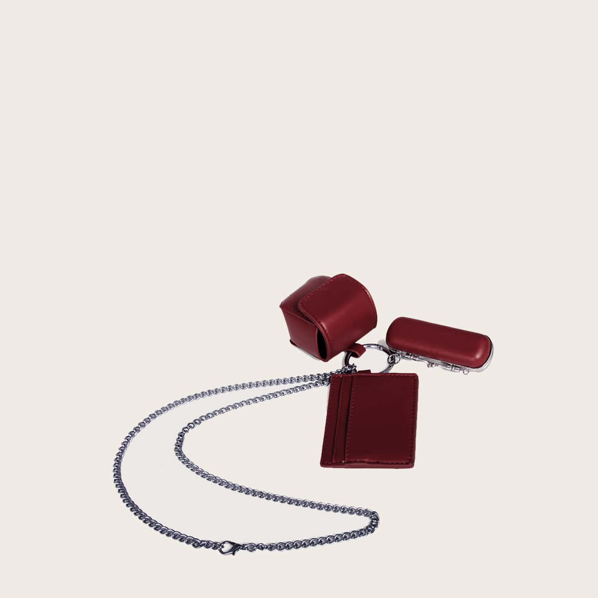

3pcs Card Holder Set, Burgundy