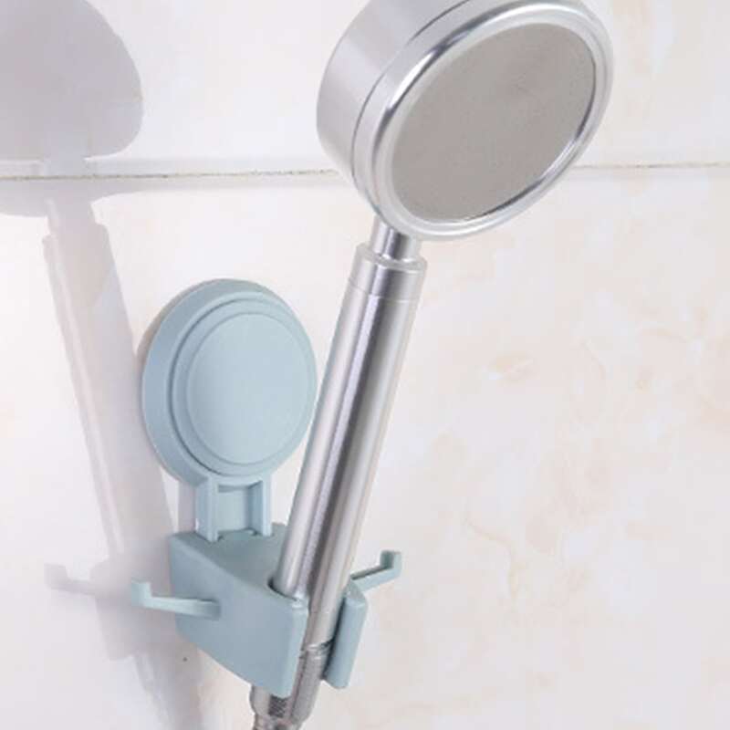 

1pc Wall Mounted Shower Head Holder, Blue