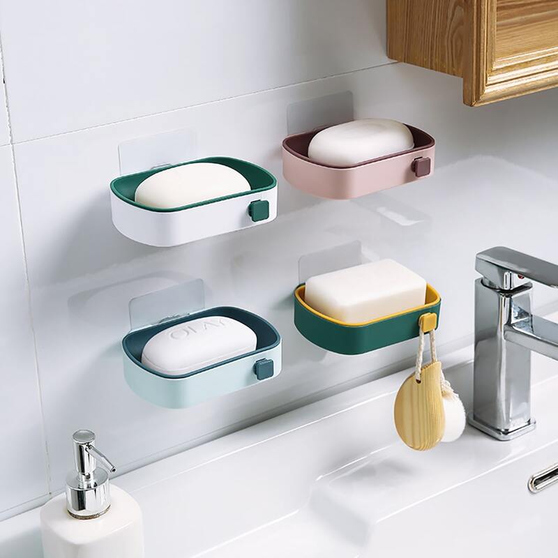 

1pc Random Color Soap Box, Multicolor