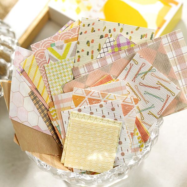 

60sheets Geometric Pattern Material Paper, Multicolor