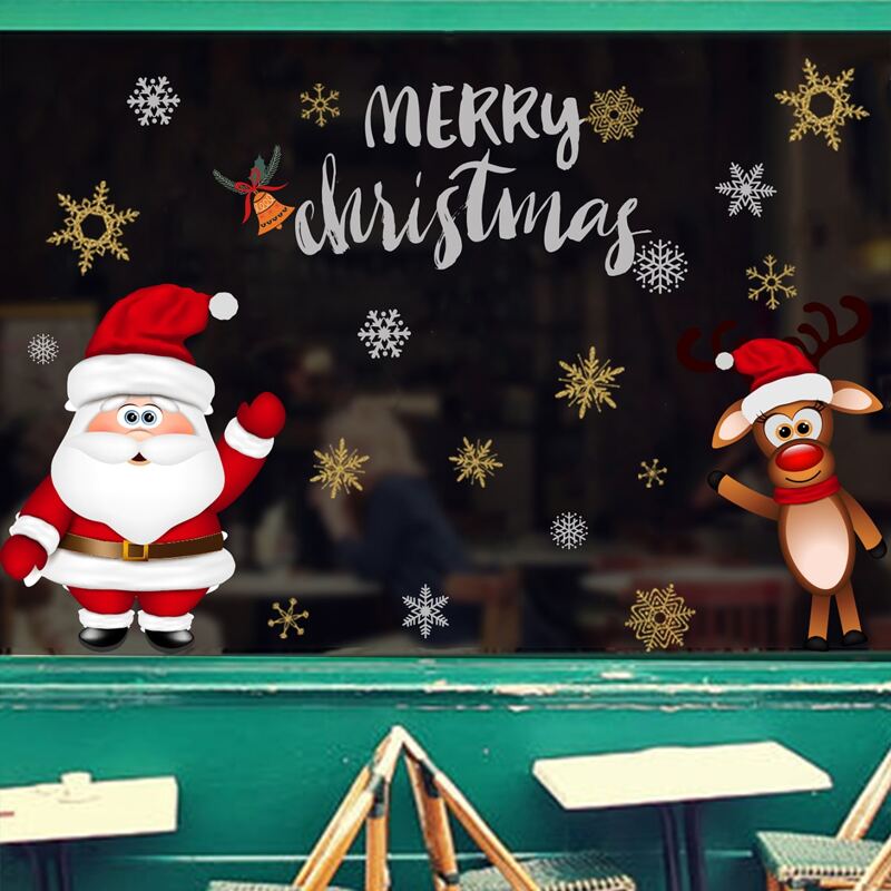 

Christmas Pattern Wall Sticker, Multicolor