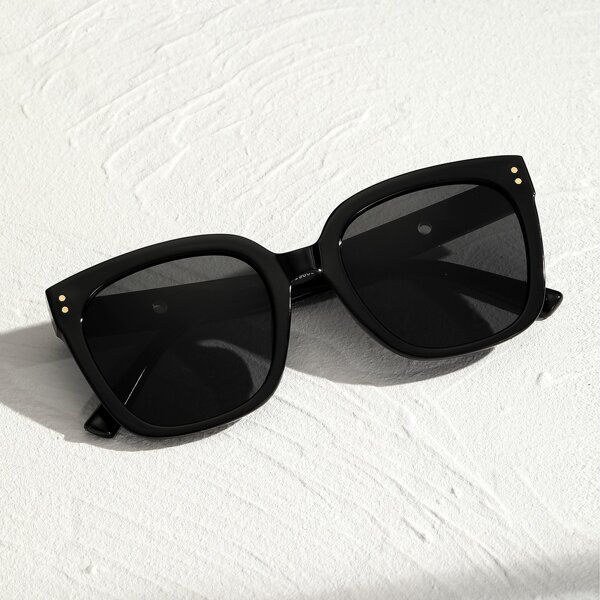 

Men Oversized Frame Sunglasses, Black
