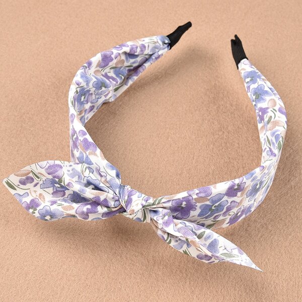

Bow Knot Decor Hair Hoop, Blue