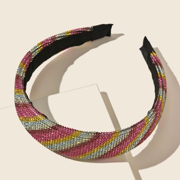 

Rhinestone Decor Hair Hoop, Multicolor
