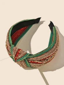 1條波希米亞風格編織發帶 - 彩色 - 查看 11