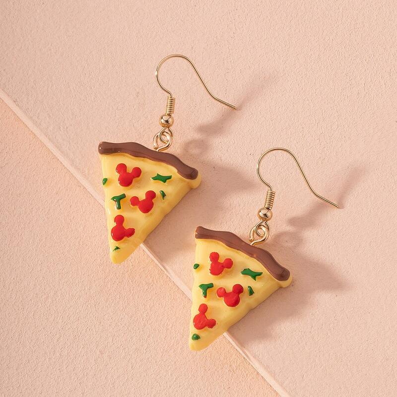 

Pizza Drop Earrings, Multicolor