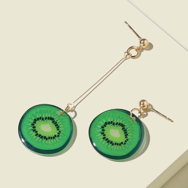 

Fruit Drop Earrings, Green