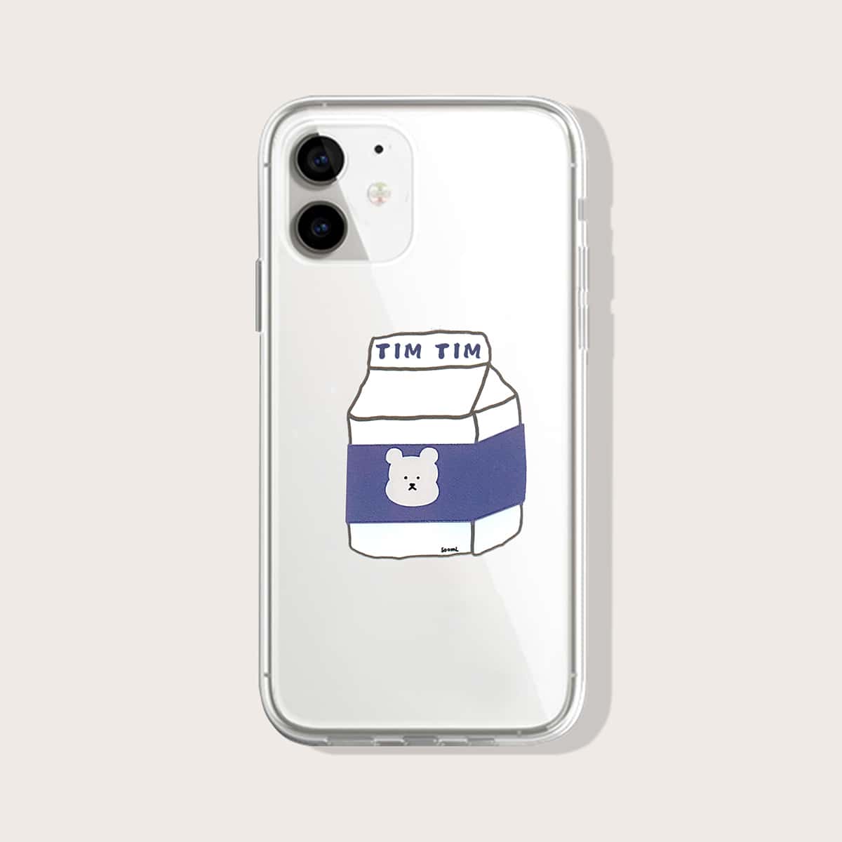 

Milk Box Print Clear iPhone Case