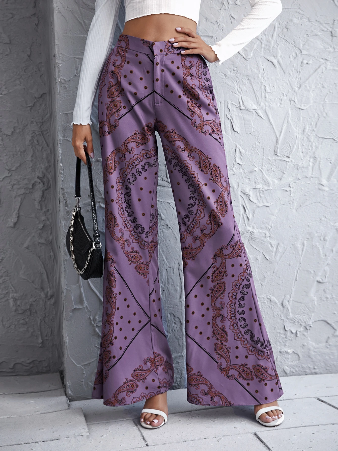 flare wide leg pants