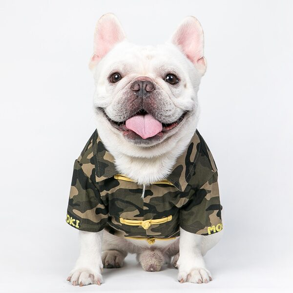 

Camo Pattern Dog Shirt, Multicolor