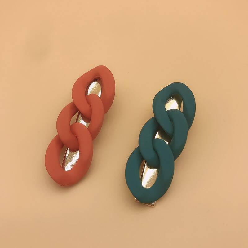 

1pc Random Chain Hair Clip, Multicolor