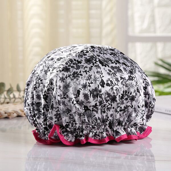 

Flower Print Shower Cap, Multicolor