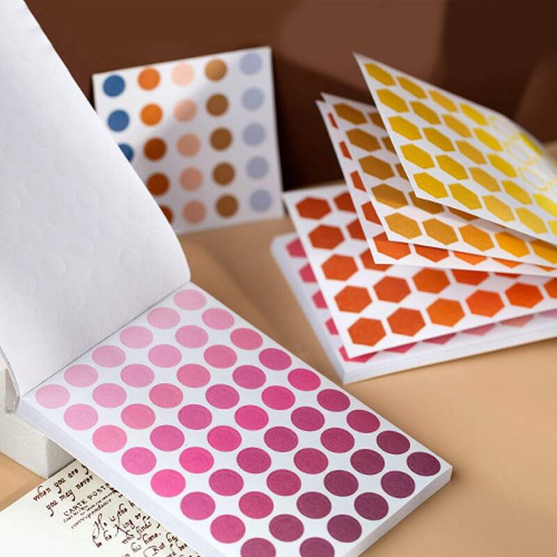

40sheets Random Geometric Pattern Sticker, Multicolor