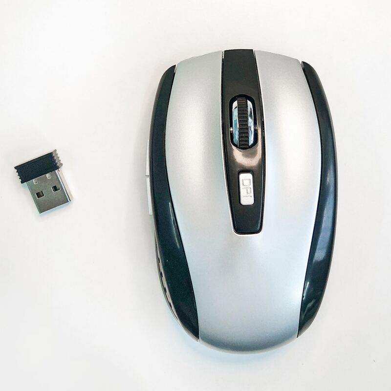 

Two Tone Wireless Mouse, Silver