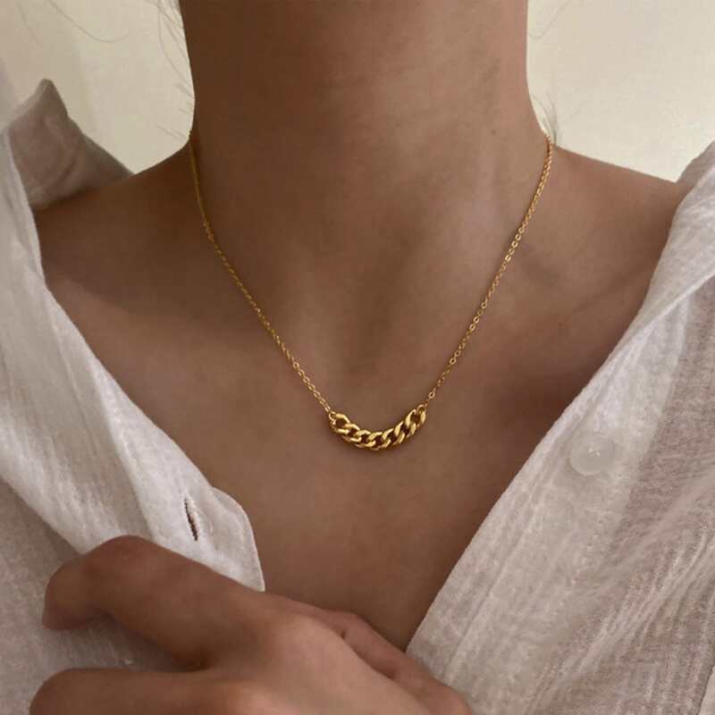 

Simple Chain Necklace, Gold